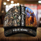 Maxcorners Deer Hunting Camo Fitted Personalized Cap