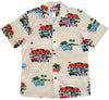 Muscle Car Road Stop Men's Hawaiian Shirt
