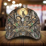 Maxcorners The Best Skull Hunting Deer Personalized Hats 3D Multicolored
