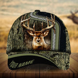 Maxcorners Zipped Pattern Deer Hunting Personalized Hats 3D Multicolored