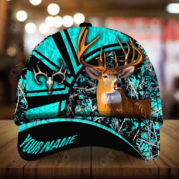 Maxcorners Wriryn-X1 Deer Personalized Hats 3D Multicolored