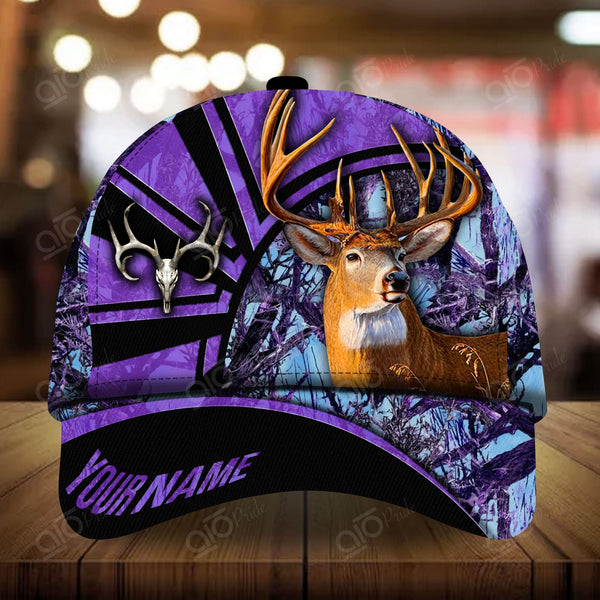 Maxcorners Wriryn-X1 Deer Personalized Hats 3D Multicolored