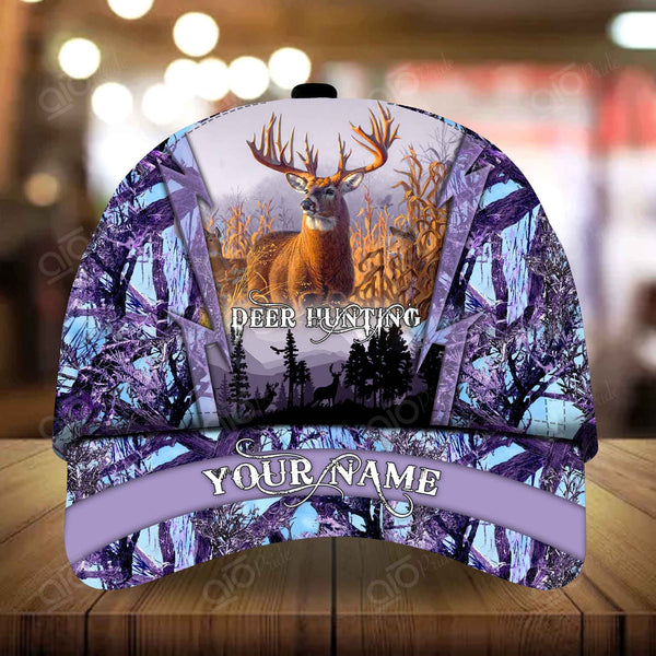 Maxcorners Epic Suris Hunting Deer Personalized Hats 3D Multicolored