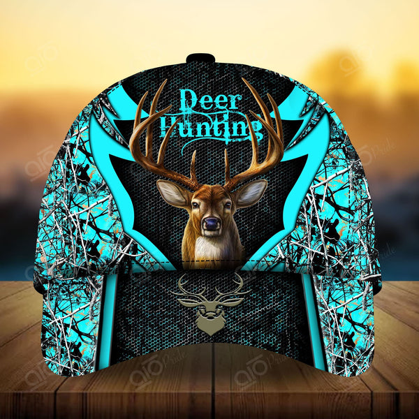 Maxcorners The Awesome Hunting Deer Personalized Hats 3D Multicolored