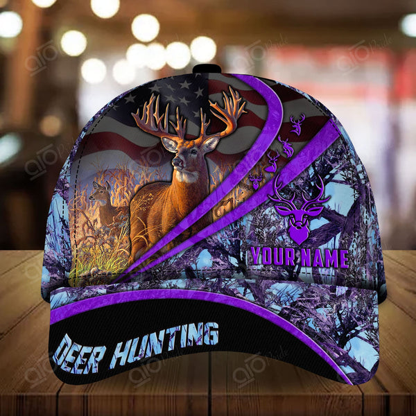 Maxcorners Premium Deer Hunting Cap Personalized Hats 3D Multicolored