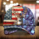 Maxcorners Auvrilone Pattern Deer Hunting Personalized Hats 3D Multicolored