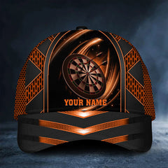 Maxcorners Darts 2 Multicolor Option Personalized Name 3D Cap