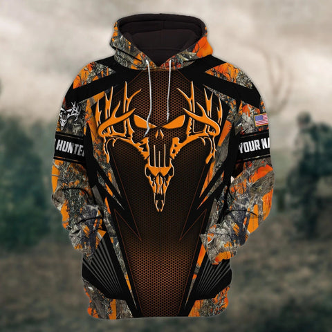 Customized Hunting Style 3 3D Deer Hunting Hoodie Hunter Gift