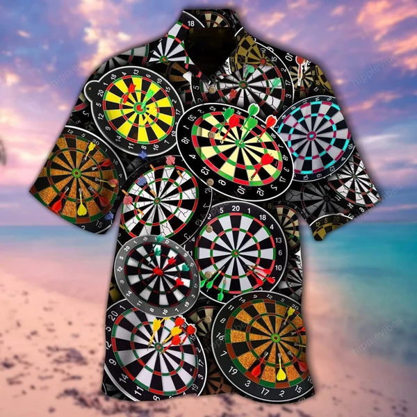 Maxcorners Darts I Don'T Need Therapy I Just Need To Play Darts 3D Hawaiian Shirt