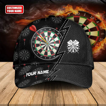 Maxcorners Personalized Name Darts Classic Cap, Gift for Dart Lover, Perfect Cap for Men Women LM0402