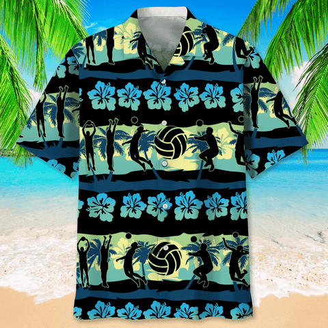 Maxcorner Volleyball Nature Beach Hawaiian Shirt