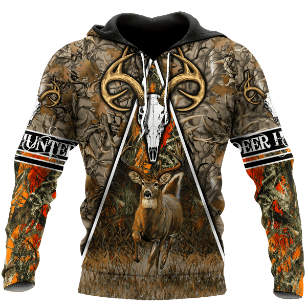 Maxcorners Deer Hunting Custom Name Shirt 3D All Over Printed Clothes