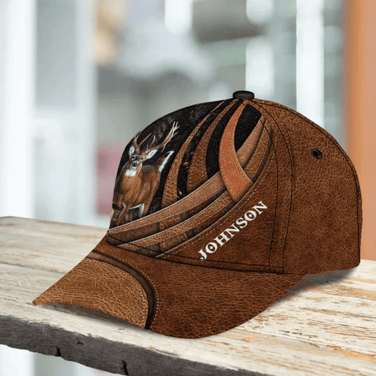 Maxcorners Deer Hunting Vintage 6 Personalized Cap