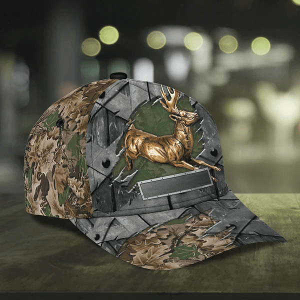 Maxcorners Deer Hunting Personalized Cap