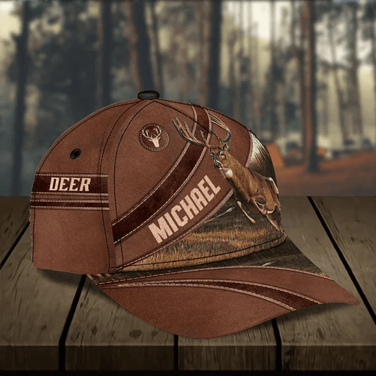 Maxcorners Deer Hunting Vintage 2 Personalized Cap