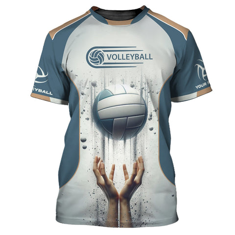 Maxcorners Volleyball Personalized Name 3D Unisex Shirt