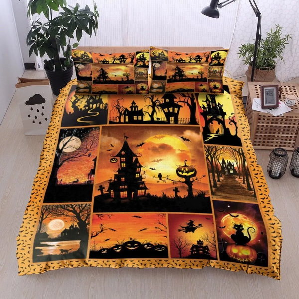 Maxcorners Pumpkin Spice Bedding Set