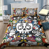 Maxcorners Billiards Skull Bedding Set