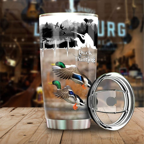 Maxcorners Duck Hunting Stainless Steel Tumbler