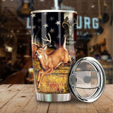 Maxcorners Deer Hunting Camo Stainless Steel Tumbler