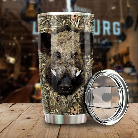 Maxcorners Boar Hunting Stainless Steel Tumbler