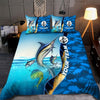 Maxcorners Personalized Marlin, Mahi Mahi Fishing Bedding Set