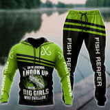 GREEN BASS HOOK UP FISHING COMBO HOODIE SWEATPANTS