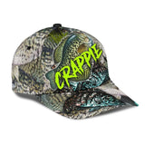 Maxcorners Personalized Crappie On Skin Fishing Cap