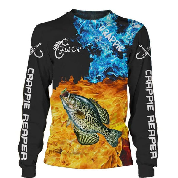 Maxcorners CRAPPIE ON FIRE Fishing 3D Hoodie