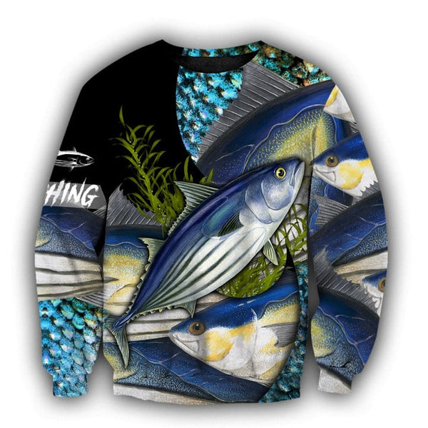 Maxcorners SALTWATER Fishing 3D Hoodie