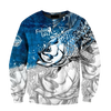 Maxcorners LIFE DRAW HUNGRY Fishing 3D Hoodie