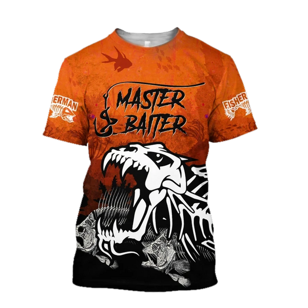 Maxcorners MASTER BAITER Fishing 3D Hoodie