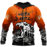 Maxcorners MASTER BAITER Fishing 3D Hoodie