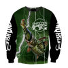 Maxcorners THE GREAT FISH EATS THE SMALL Fishing 3D Hoodie