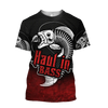 Maxcorners HAUL IN BASS Fishing 3D Hoodie
