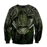 Maxcorners LARGEMOUTH Fishing 3D Hoodie