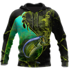 Maxcorners BASS Fishing 3D Hoodie