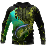 Maxcorners BASS Fishing 3D Hoodie