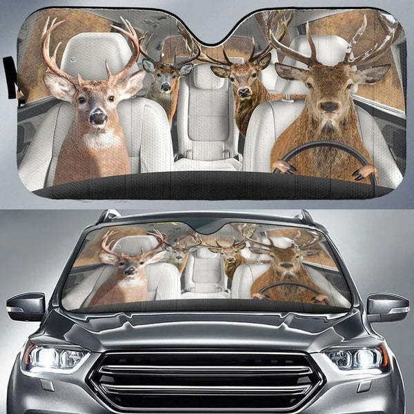 Maxcorners Deer Hunting Auto Car Sunshade