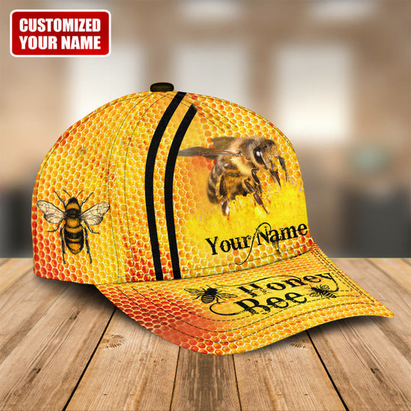 Joy Corners Personalized Name Honey Bee Pattern 1