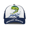 Maxcorners Custom Text Mahi-Mahi Fishing Hook Print 3D Cap