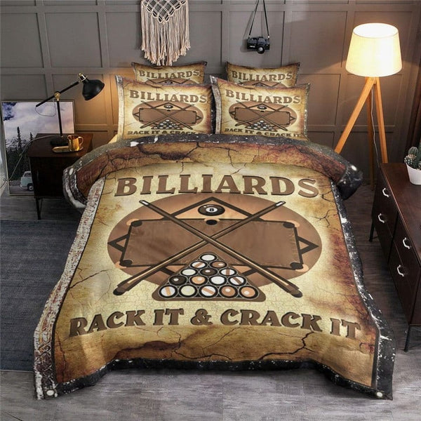 Maxcorners Billiards Rack It & Crack It Bedding Set