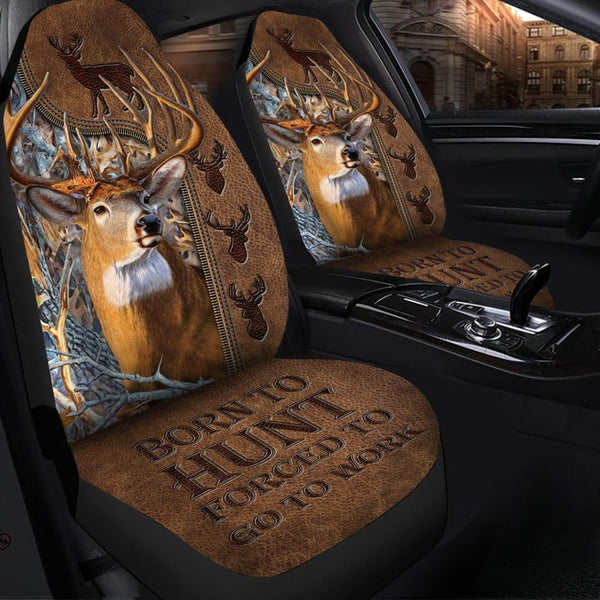 Maxcorners Deer Born To Hunt Hold on Funny Car Seat Covers