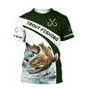 Maxcorners TROUT GONE Fishing 3D Hoodie