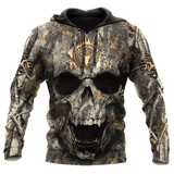 Maxcorners Deer Skull Hunting Custom Name Shirt 3D All Over Printed Clothes