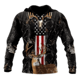 Max Corner WHITETAIL HUNTER 3D PRINTED UNISEX SHIRTS Gift For Hunter