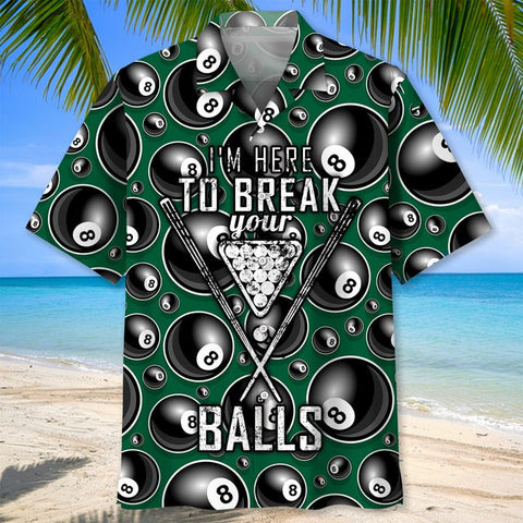 Maxcorners Billiard Break Hawaiian Shirt