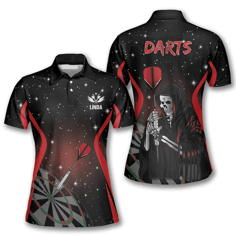 Maxcorners Darts Arrow Pattern In Black 4 Personalized Name 3D Shirt