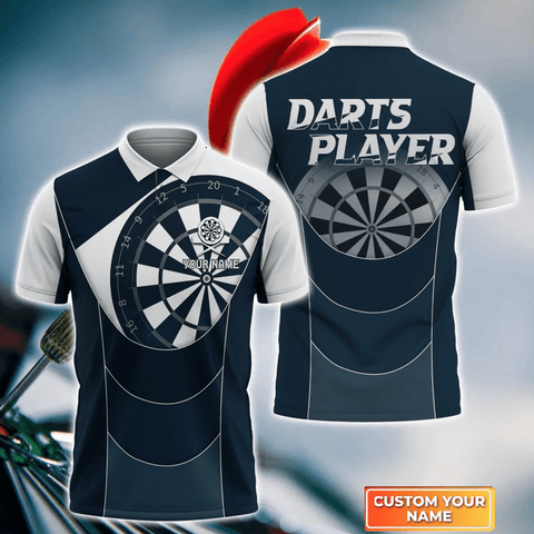 Maxcorners Throwing Bulleyes Dartboart Personalized Name I Play Darts Because I Like It 3D Shirt