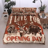 Maxcorners I Live For Opening Day Hunting Bedding Set